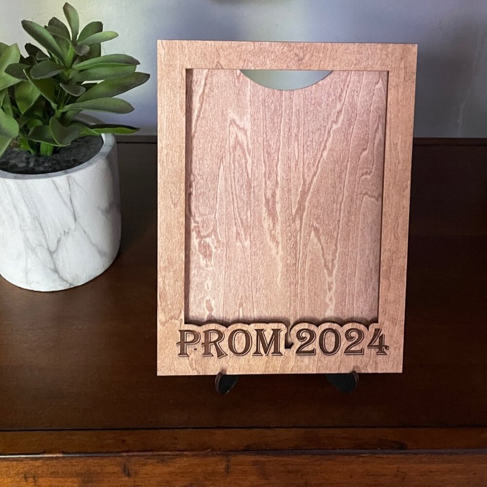 5x7 Wood Prom 2024 Picture Frame Gift for Prom Date Senior Prom